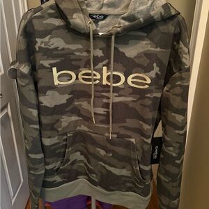 Bebe Sport Olive Green Hoodie 1X - runs small - check photos